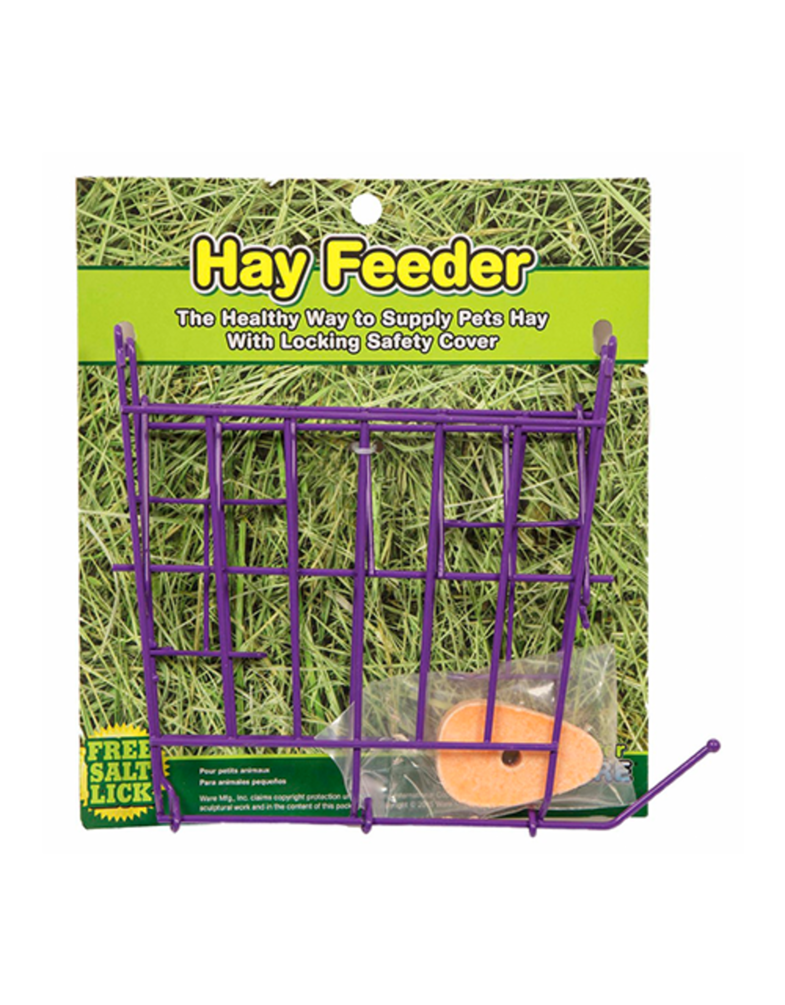 WARE Ware™ Hay Feeder With Free Salt Lick