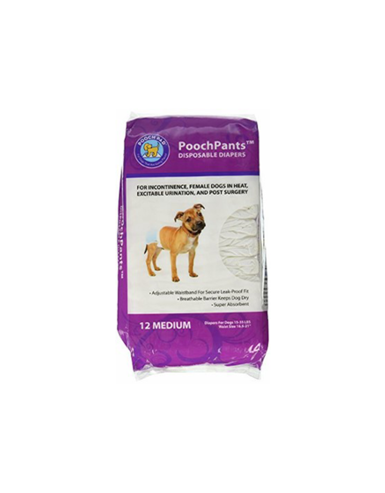 Pooch Pad Pooch Pad™ Dog Disposable Diapers 12-Pack