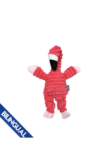 Foufoubrands Rainbow Bright Knotted Flamingo Dog Toy