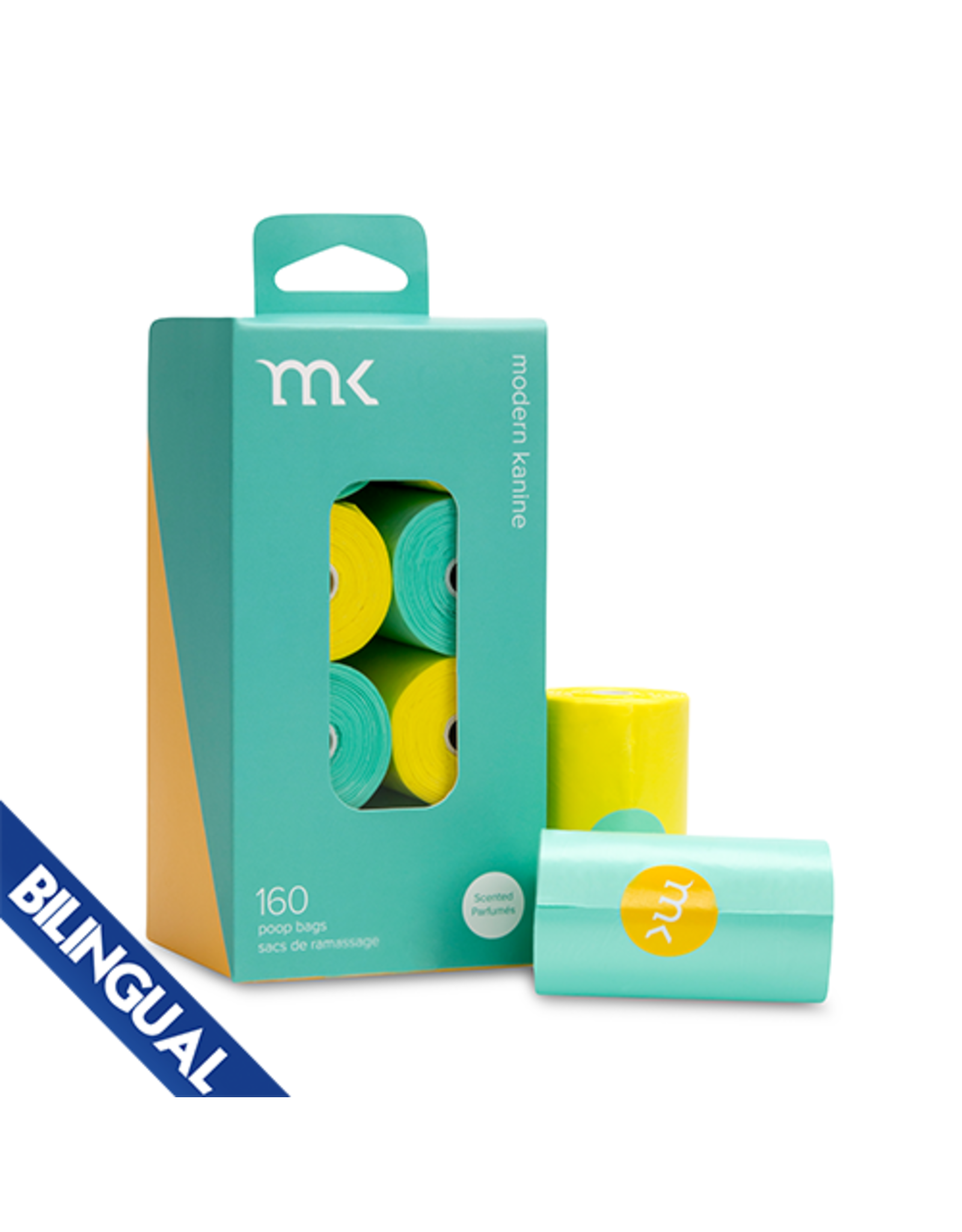Poop Bags Turquoise Yellow Fortune Pet Mart