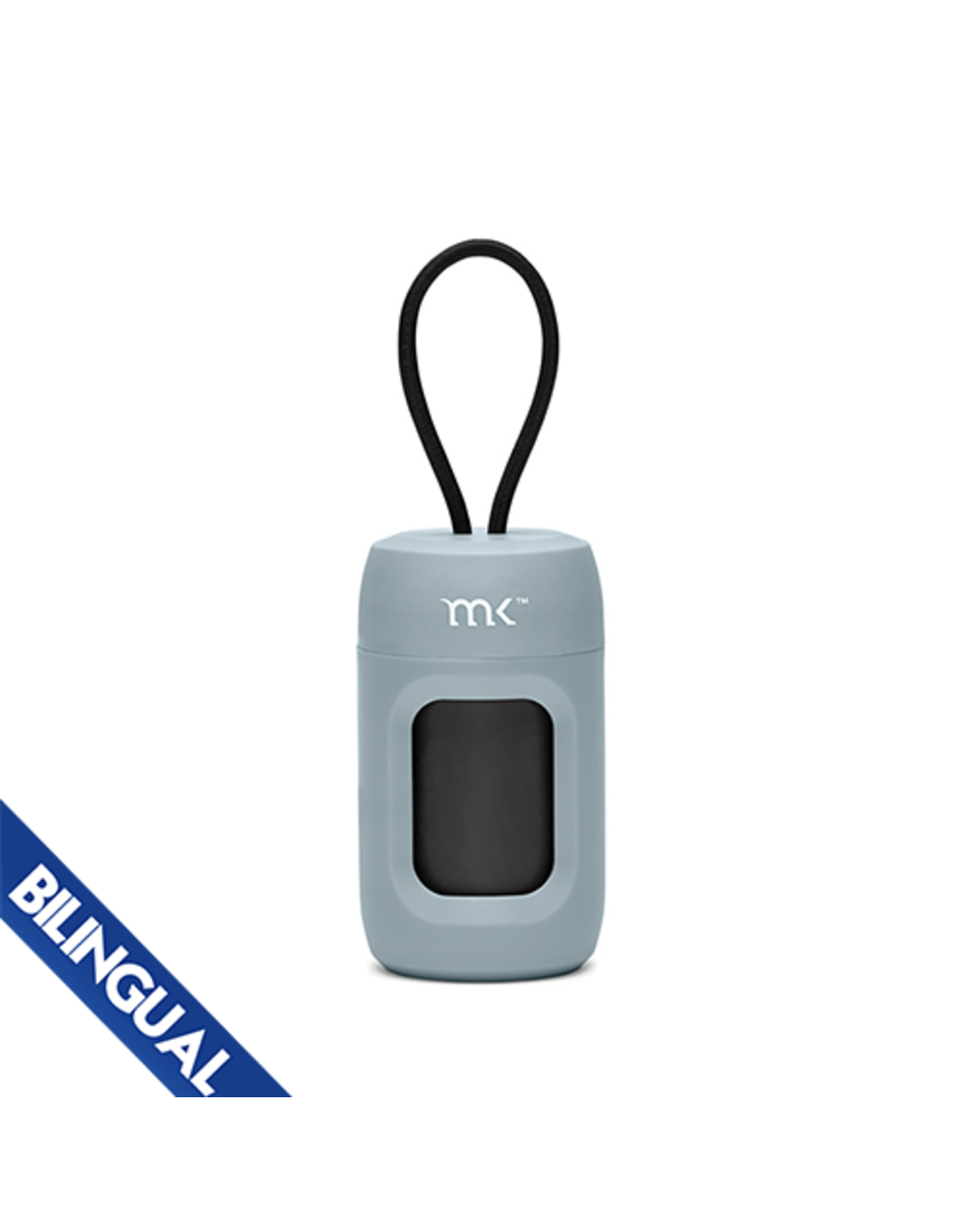 MK Leash Dispenser Black &  Grey with 20 Scented Bags