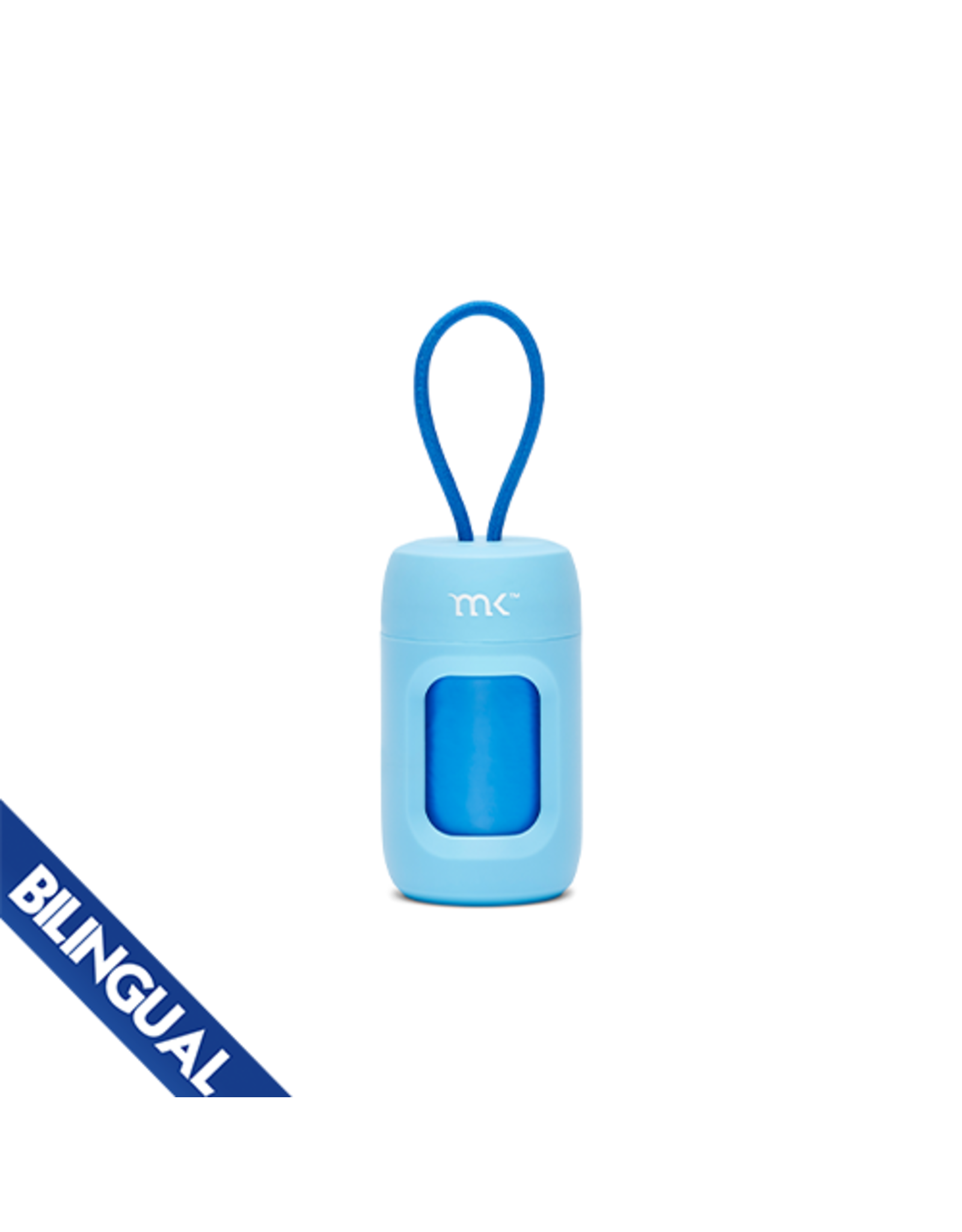 MK Leash Dispenser Blue &  Light Blue with  20 Scented Bags