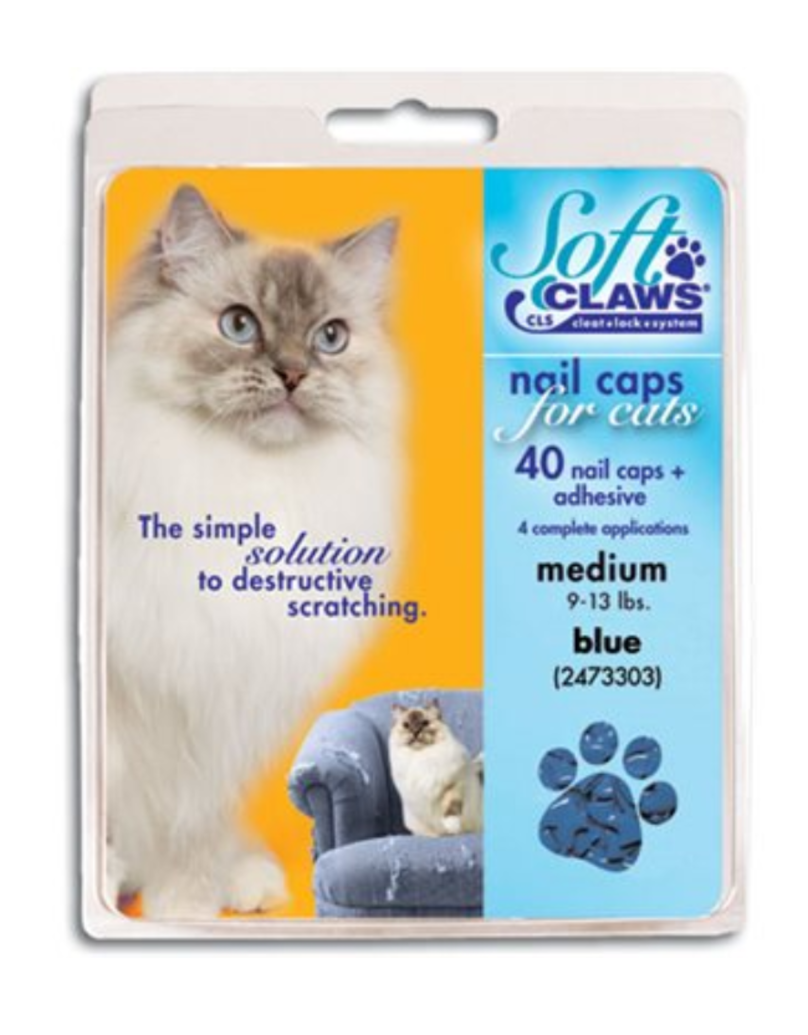 Soft Claws Softclaws Feline T Home Sm.RB