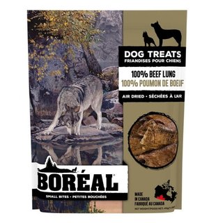 Boreal Boreal Dog Treats 100 Percent Beef Lung Small Bites