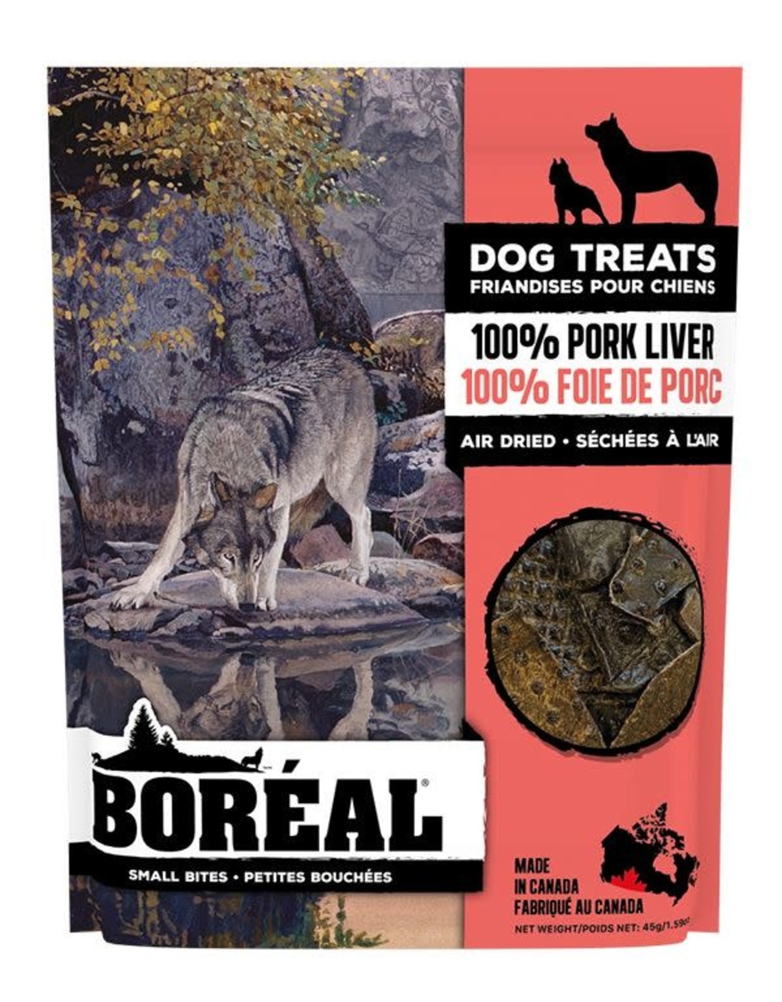 Boreal Boreal Dog Treats 100 Percent Pork Liver Small Bites
