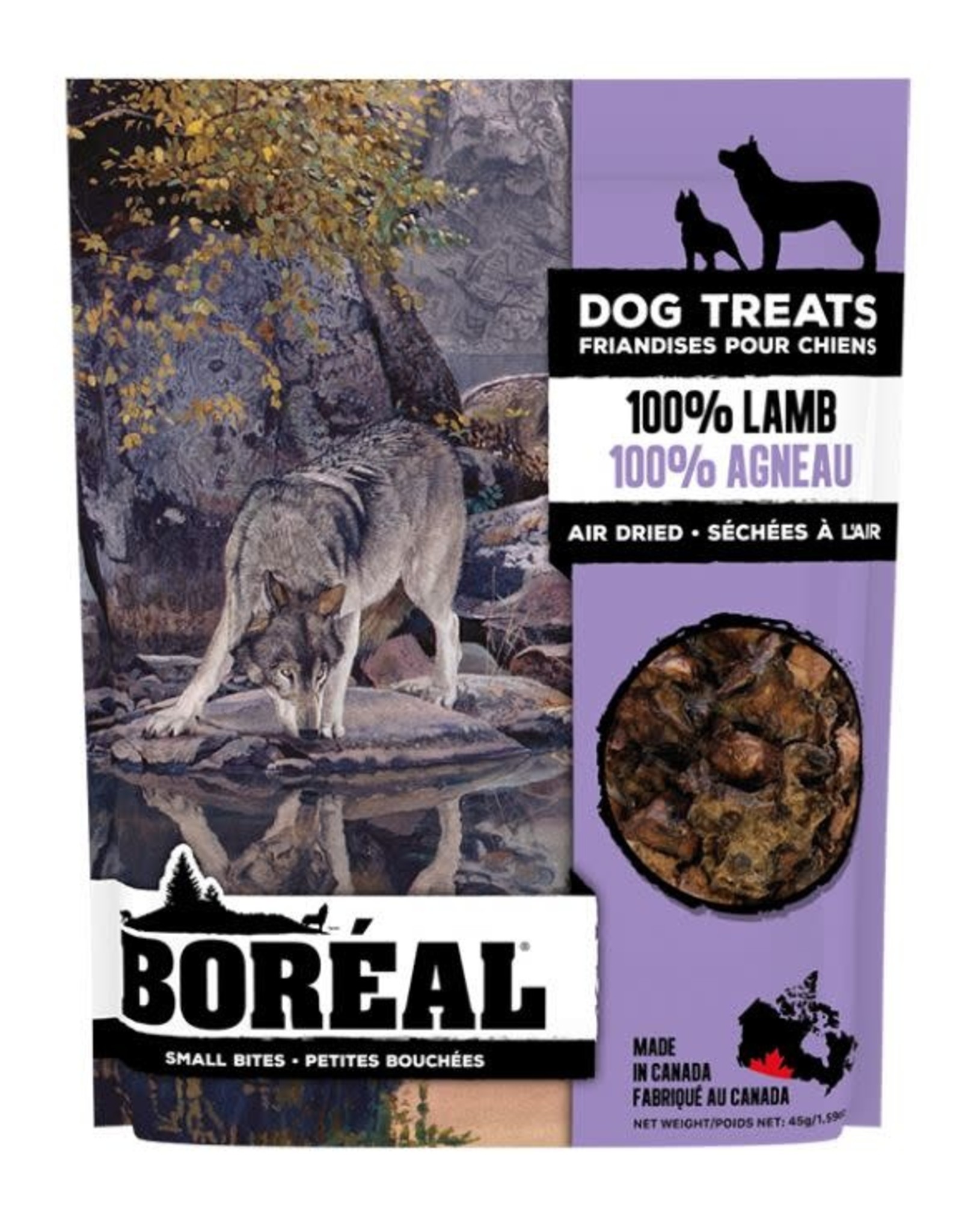 Boreal Boreal Dog Treats 100 Percent Lamb Small Bites 45g