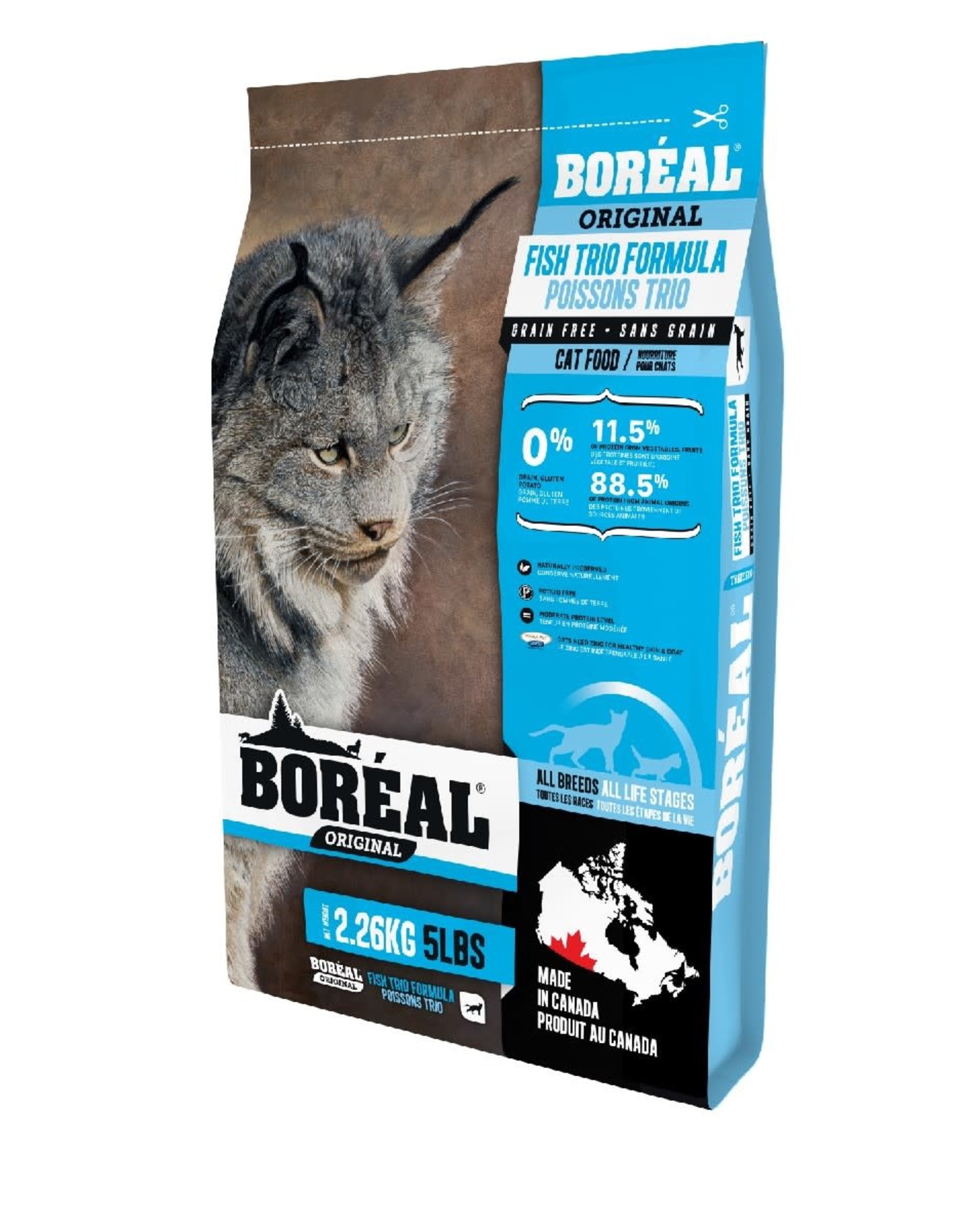 Boreal Boreal Original Fish Trio Grain Free For All Breeds Cats