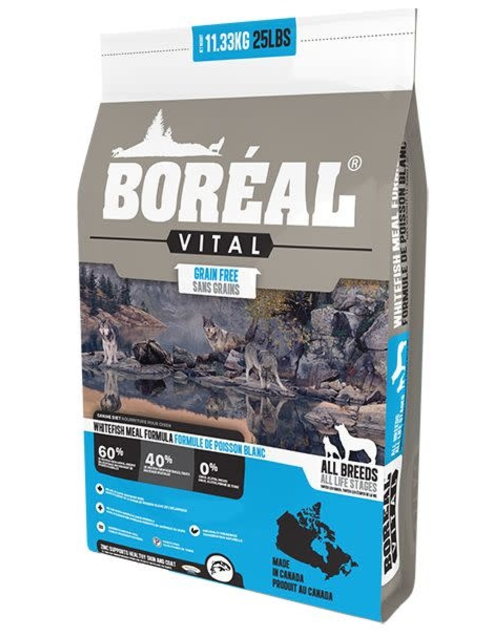 Boreal Boreal Vital Grain Free White Fish Meal For All Breeds Dogs