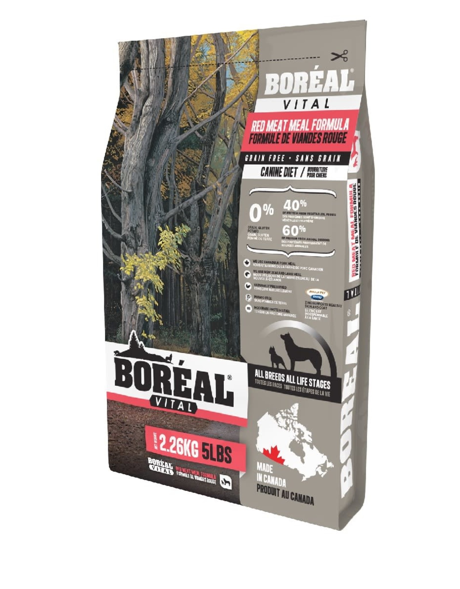 Boreal Boreal Vital Grain Free Red Meat Meal  For All Breeds Dogs