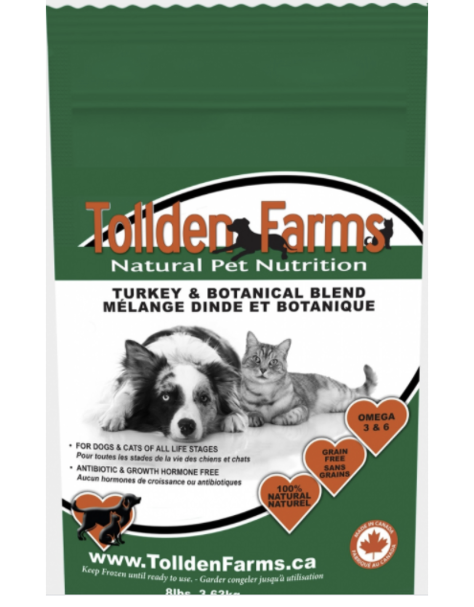 Tollden Farms Tollden Farms Turkey+Botanical Raw Food- Dogs/Cats