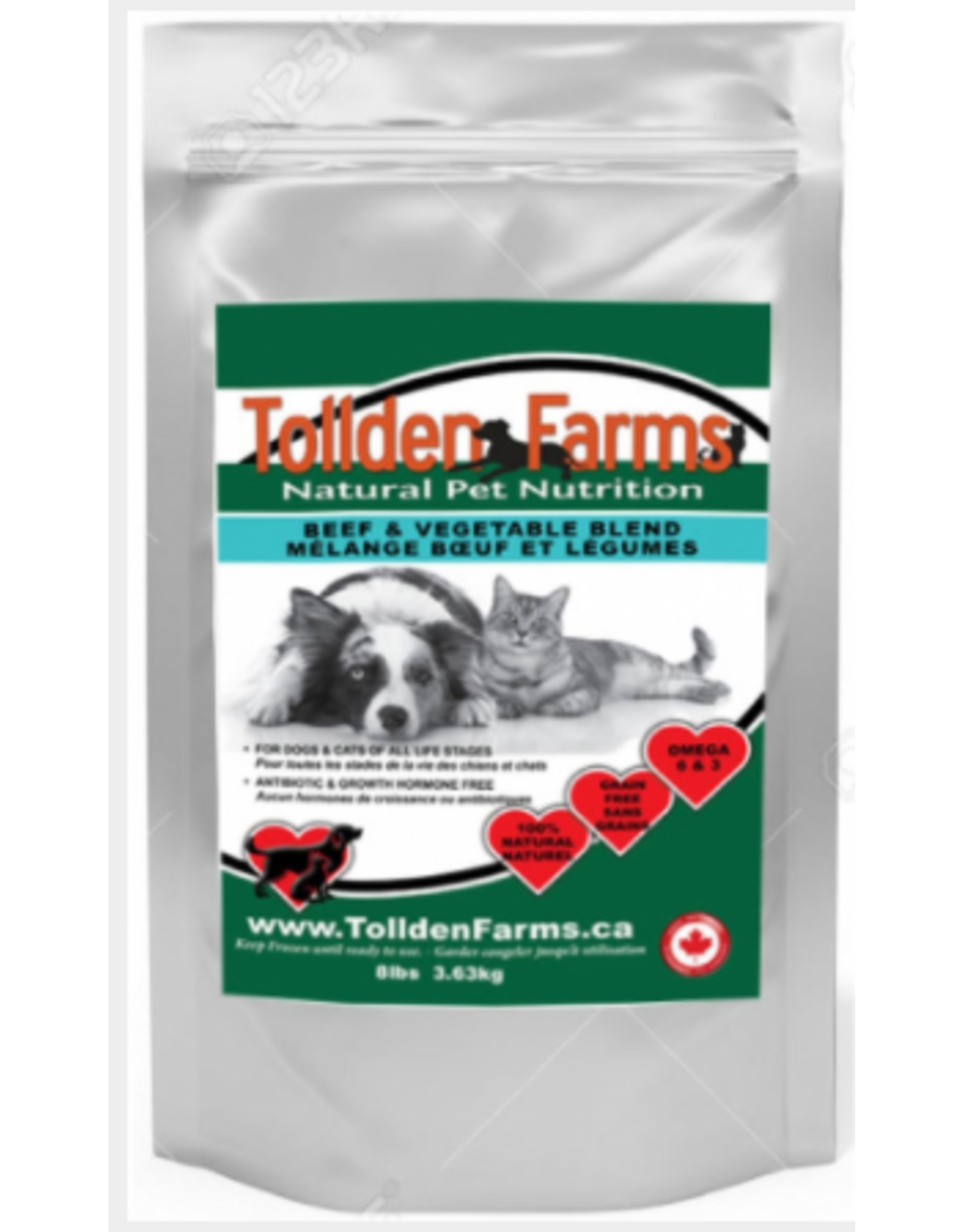 Tollden Farms Tollden Farms Kangaroo and Veg Raw Food -Cats and Dogs