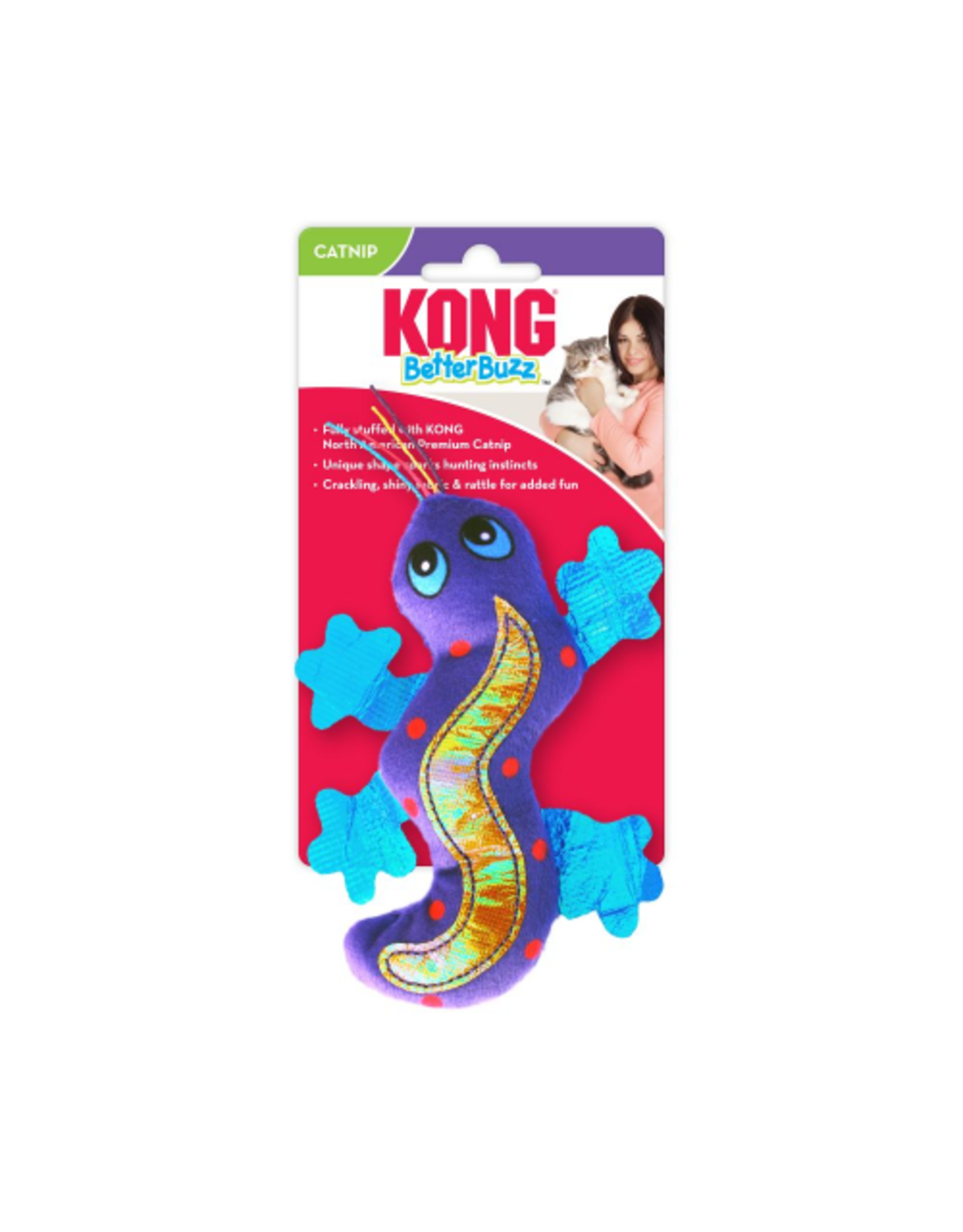 Kong KONG for Cats Better Buzzâ„¢ Gecko