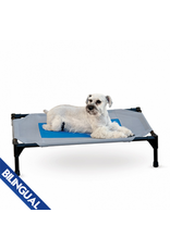 K&H K&H™ Coolin' Pet Cot and Cover™ Grey and Blue Medium K&H K&H™ Coolin' Pet Cot and Cover™ Grey and Blue Medium