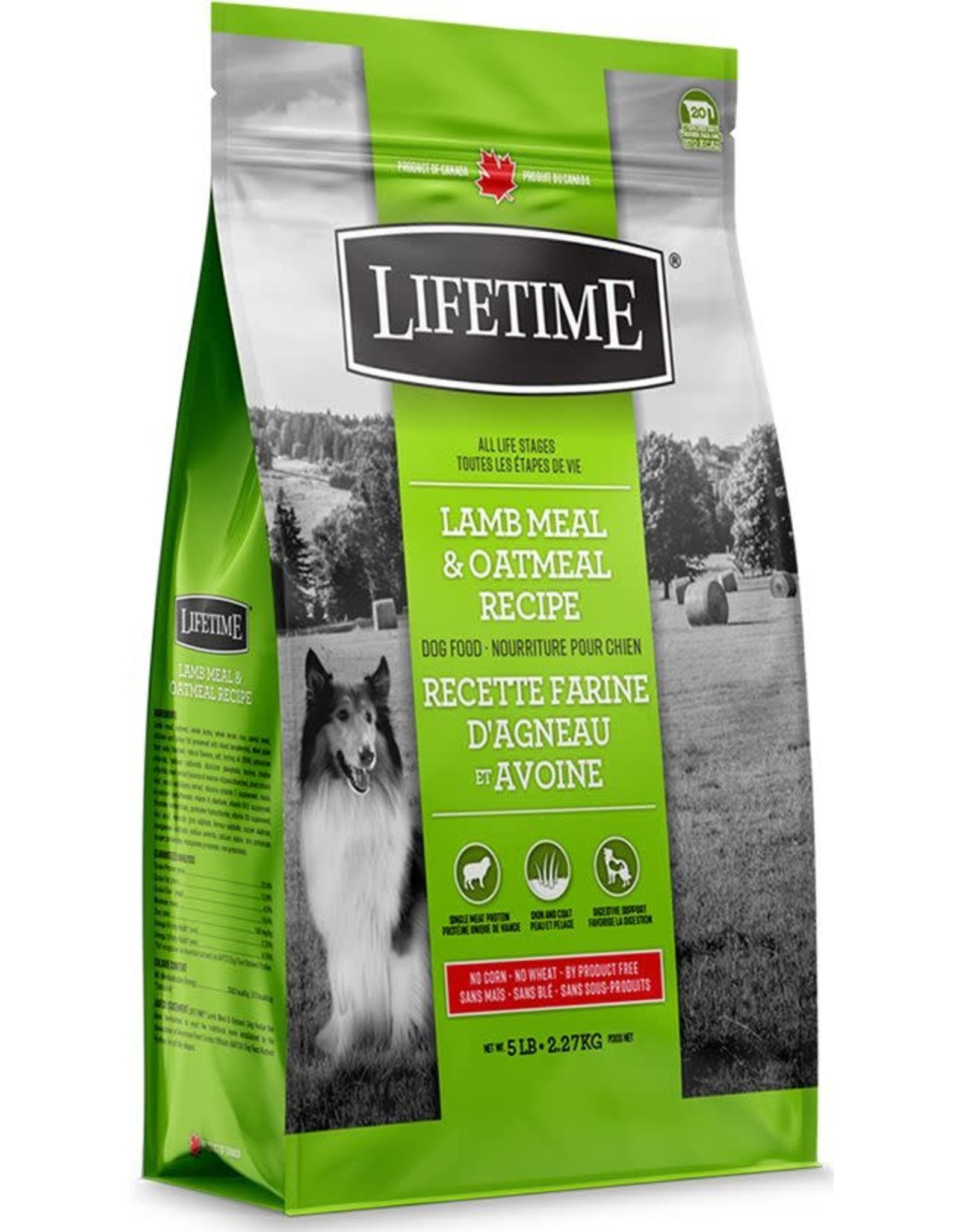 Lifetime Lifetime  Lamb and Oatmeal- All Life Stages Dry  Food For Dog