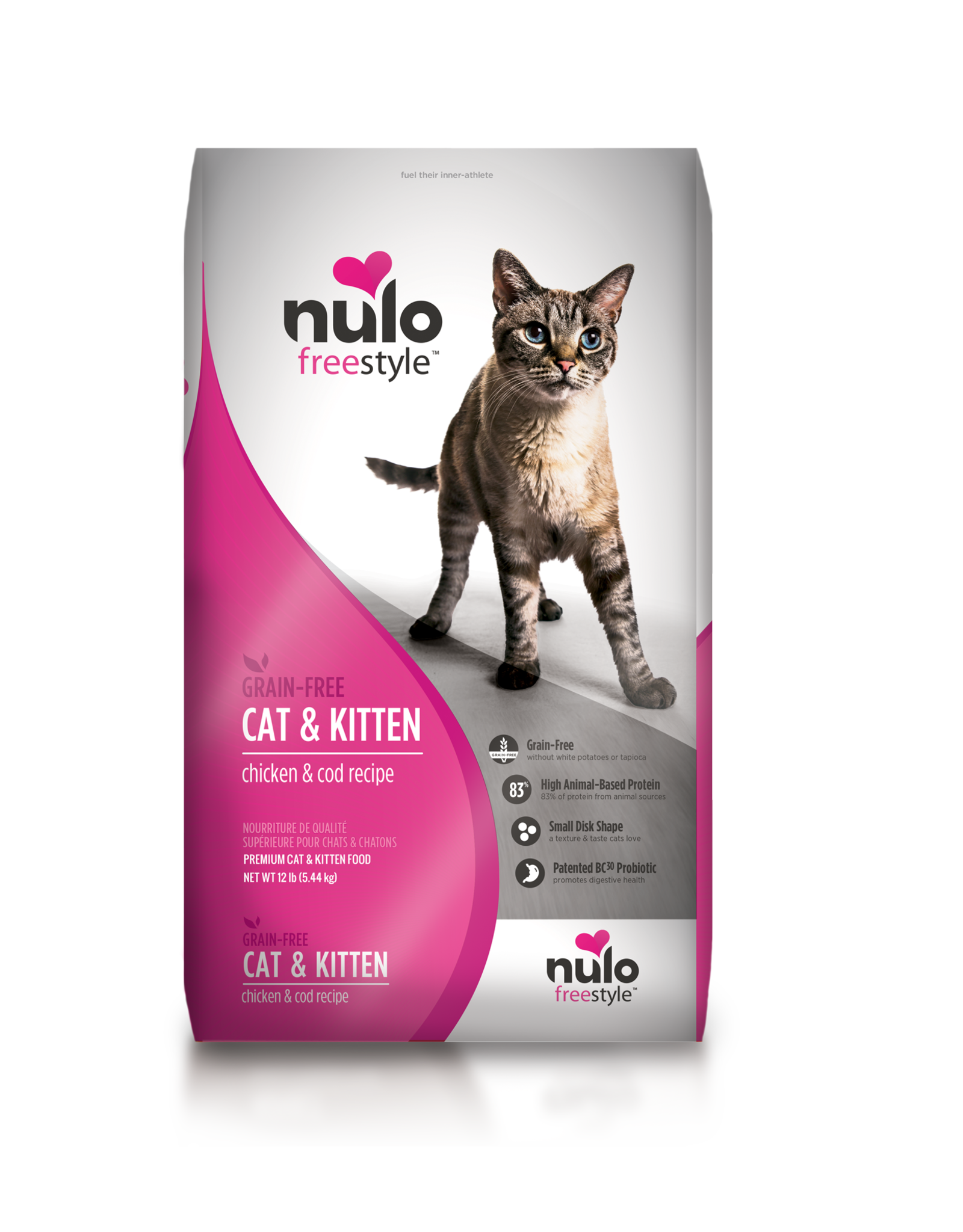 Nulo Nulo Freestyle High-Meat Kibble Chicken & Cod Recipe For Cats and Kittens
