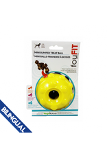 FoufouBrands Dog BumperTreat Ball Treat Despensing Toy FoufouBrands Dog BumperTreat Ball Treat Despensing Toy
