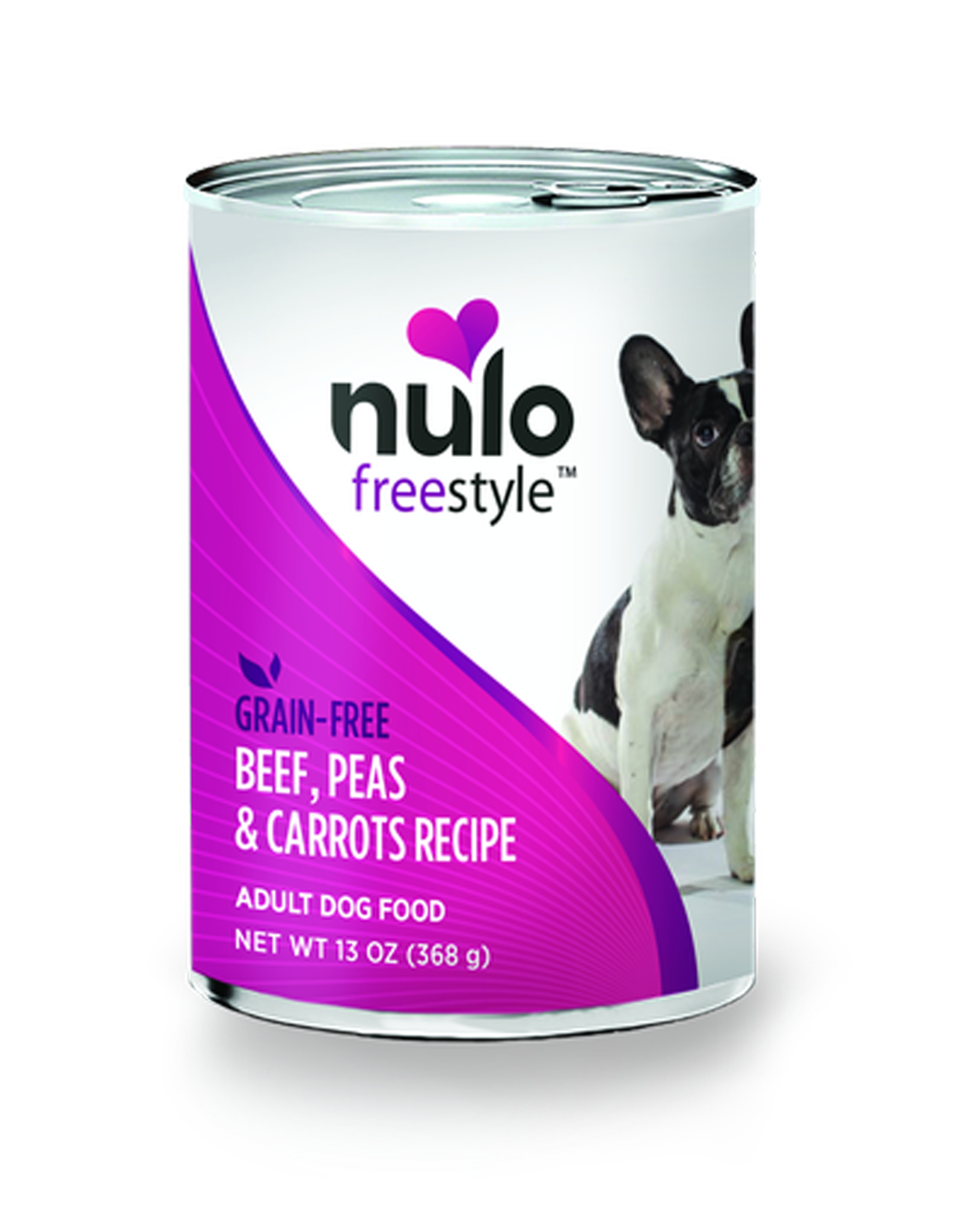 Nulo Nulo Freestyle Beef, Peas & Carrots Recipe For Adult Dogs 13oz single