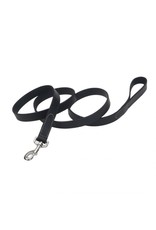 CIRCLE T CIRCLE T Oak Tanned Leather Leash Black 1INX4FT