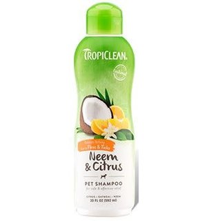 TROPICLEAN Dog  Neem and Citrus Itch Relief Shampoo 20oz