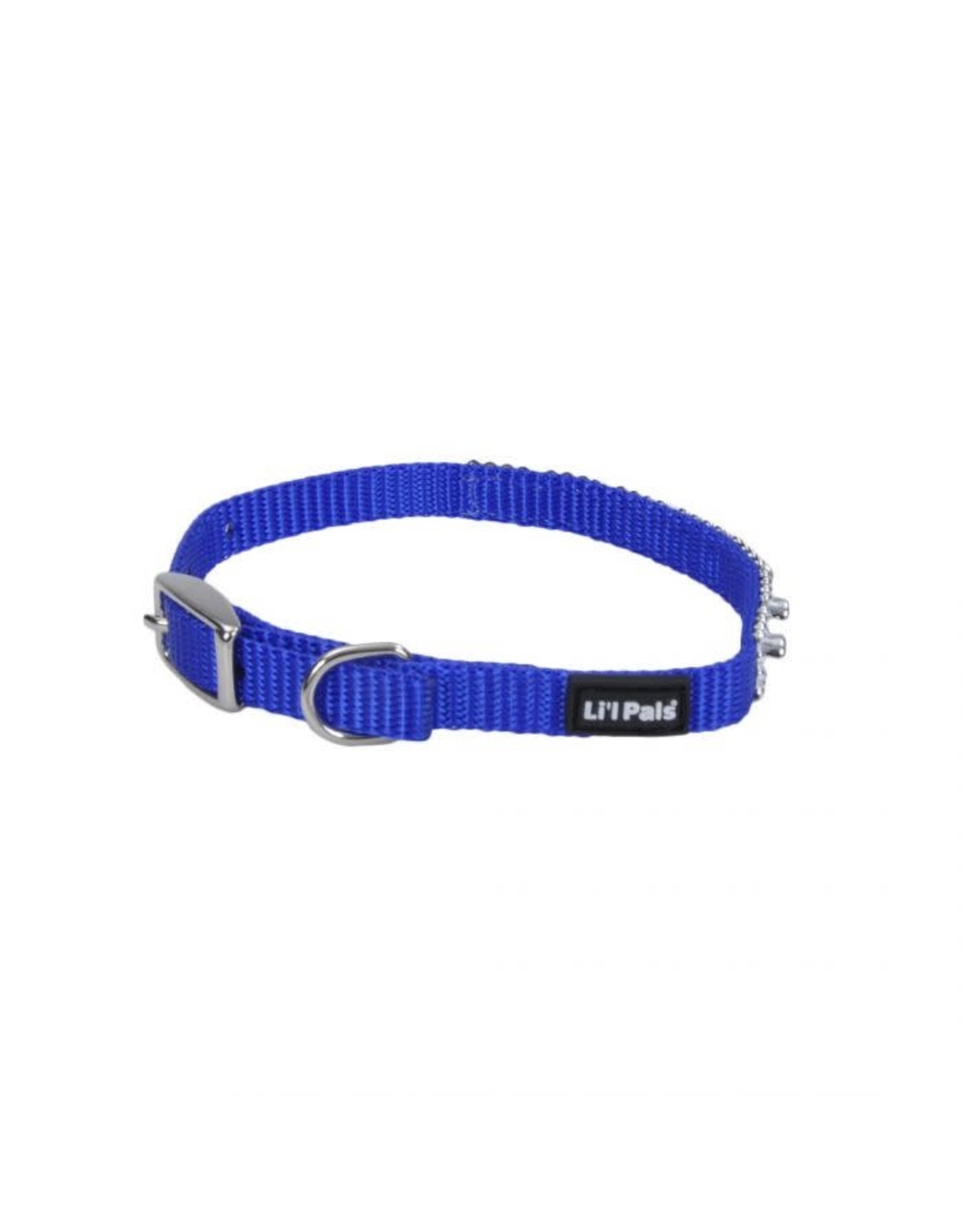 LI'L PALS LI'L PALS-Dog Jeweled Nylon Collar Blue