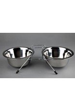 ADVANCE PET Advance Pet Stainless Steel Double Dinner 2x2 qt