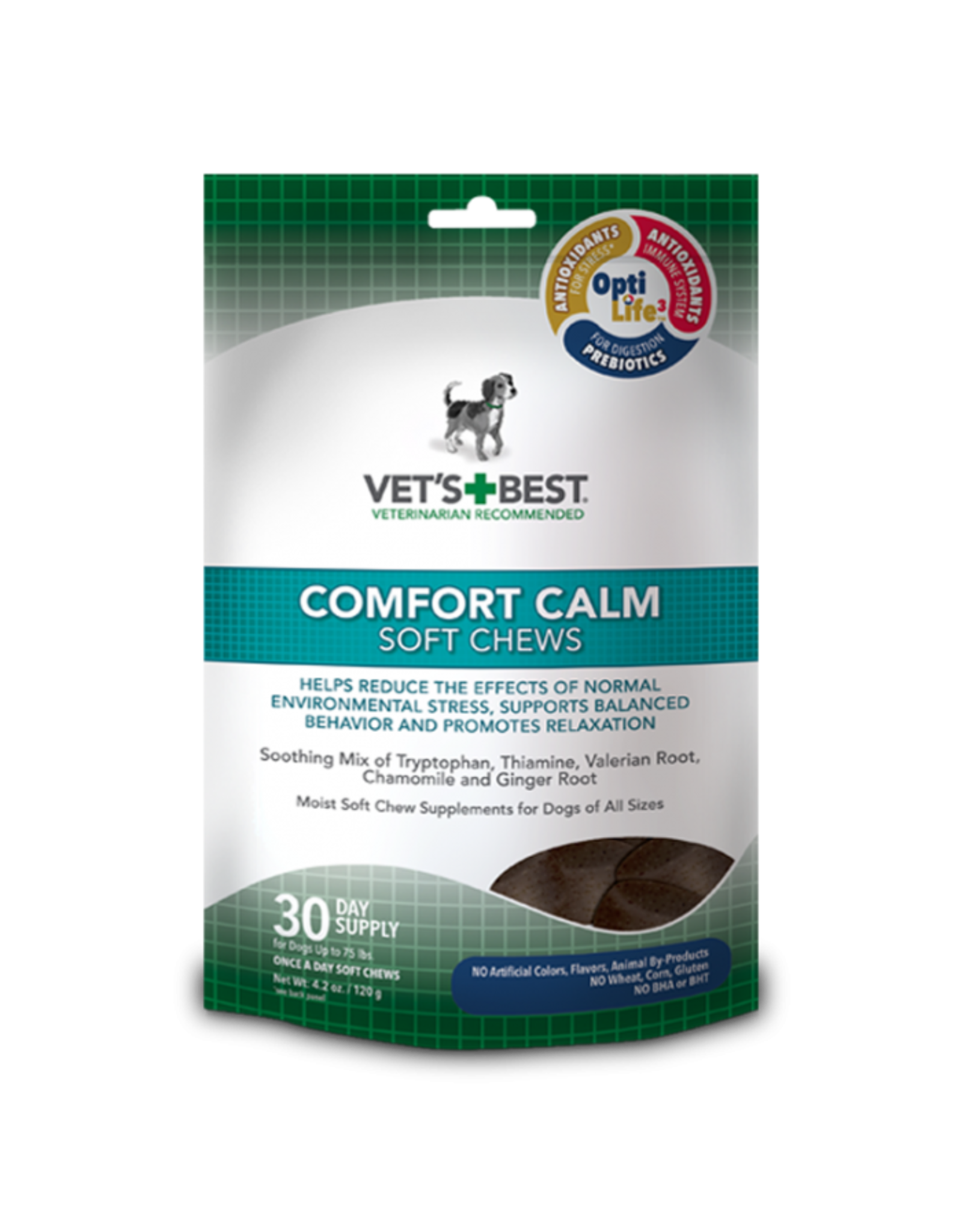 VETS BEST Dog Comfort Calm Soft Chews 1x30pc