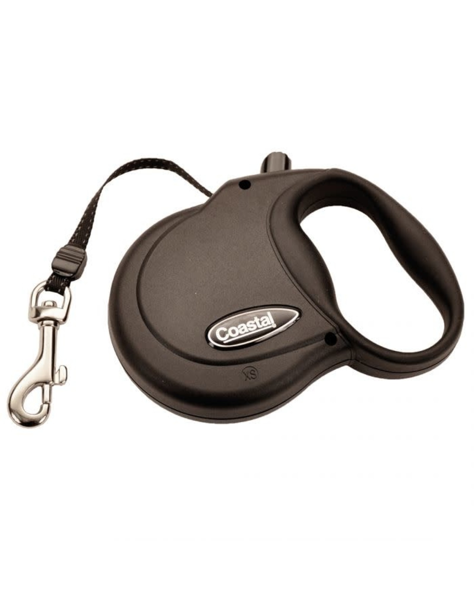 POWER WALKER POWER WALKER- Dog Retractable Leash Medium Black  44LBX16FT
