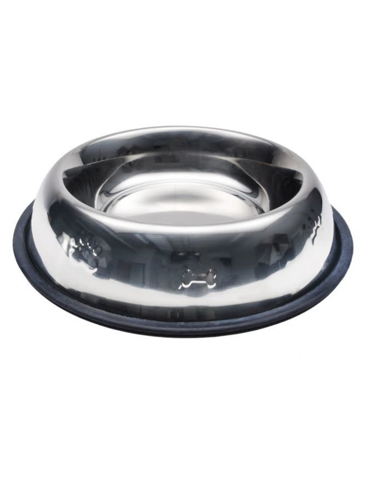 MASLOW MASLOW TRADE-Dog Non Skid Embossed Stainless Steel Bowl 2 Cup