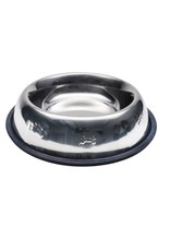 MASLOW MASLOW TRADE-Dog Non Skid Embossed Stainless Steel Bowl 9 Cup
