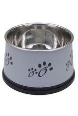 MASLOW MASLOW TRADE -Dog Design Series Dry Ears Bowl Grey Black
