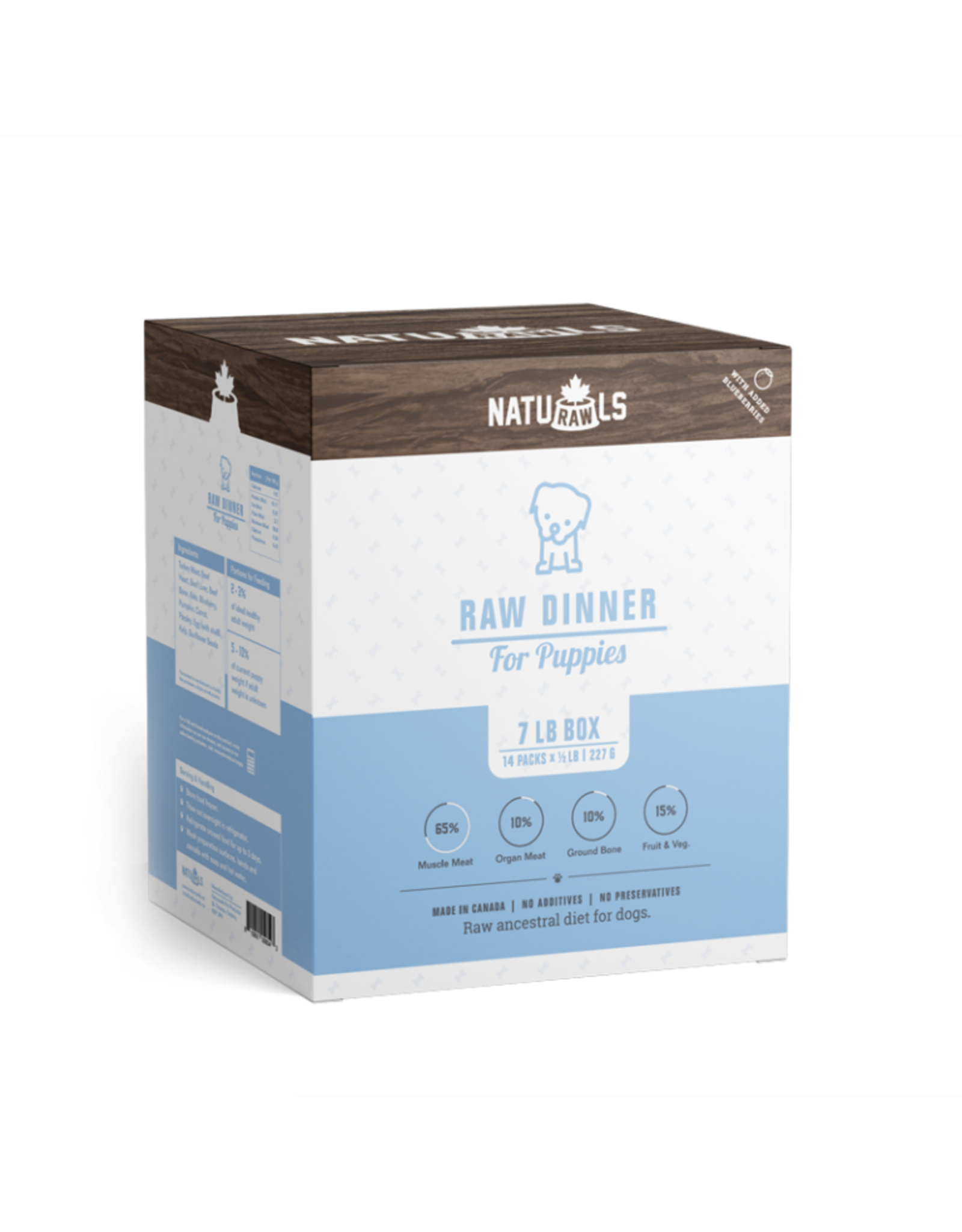 Naturawls NatuRAWls Frozen Raw Food For Puppy 14 x 227g (C)