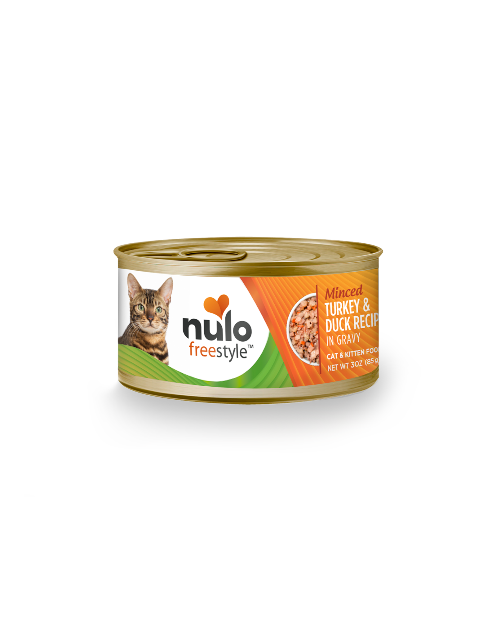 Nulo Nulo  FreeStyle Minced Turkey & Duck Recipe in Gravy for Cats & Kittens 3oz