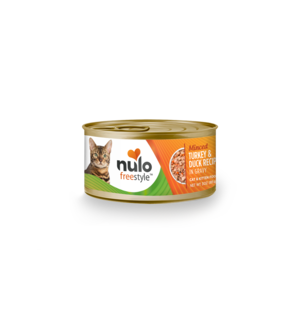 Nulo Nulo  FreeStyle Minced Turkey & Duck Recipe in Gravy for Cats & Kittens 3oz