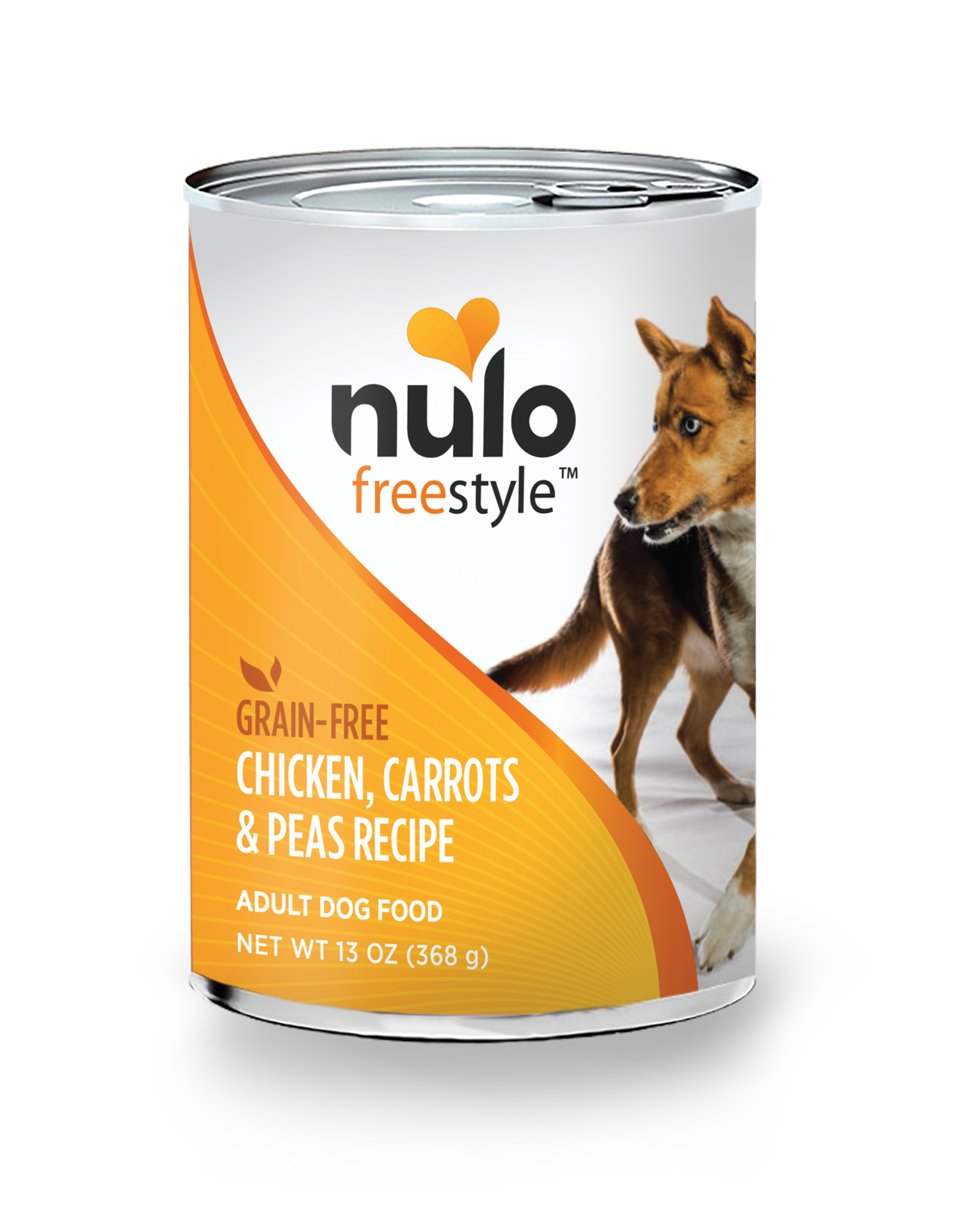 Nulo Nulo Freestyle Chicken, Carrots & Peas Recipe For Adult  Dogs 13oz single