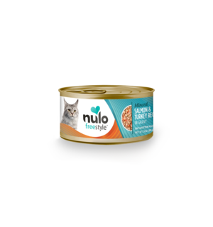 Nulo Nulo Freestyle Minced Wet Food - Salmon & Turkey Recipe for Cats & Kittens 3oz single