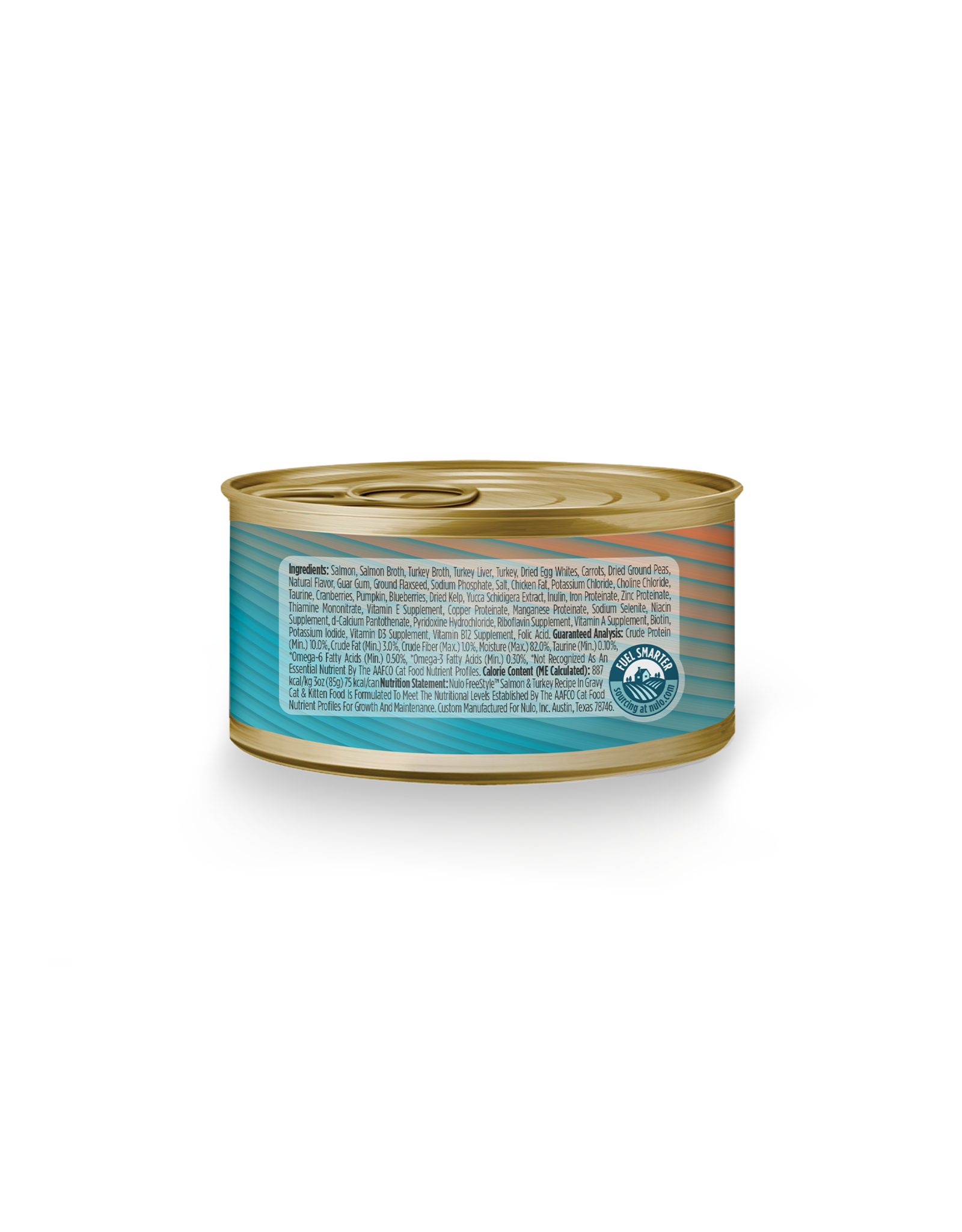 Nulo Nulo Freestyle Minced Wet Food - Salmon & Turkey Recipe for Cats & Kittens  3oz single