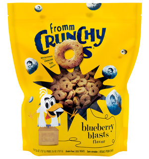 Fromm FROMM   Crunchy O's   Blueberry Blast Treats 6 x 6oz single