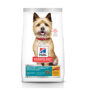 Hill's Science Diet Hill's Science Diet Adult Healthy Mobility Small Bites Dry Dog Food, Chicken Meal, Brown Rice & Barley Recipe, 4 lb Bag