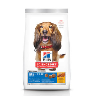 Hill's Science Diet Hill's Science Diet Adult Oral Care Chicken, Rice & Barley Recipe Dry Dog Food for dental health