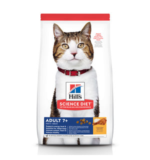 Hill's Science Diet Hill's Science Diet Senior 7+ Dry Cat Food, Chicken Recipe,