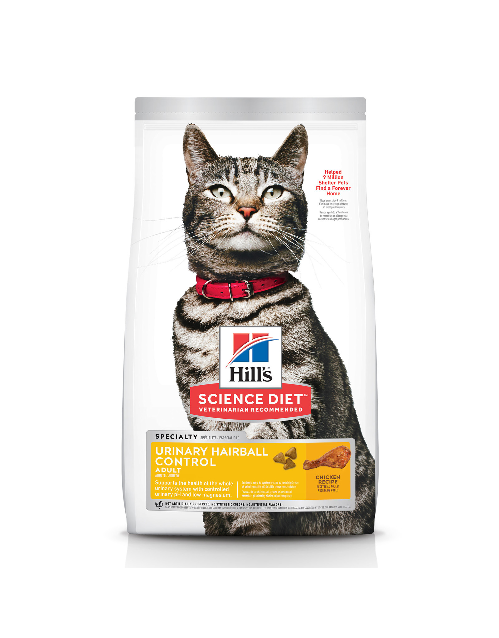Hill's Science Diet Hill's Science Diet Adult Urinary & Hairball Control Dry Cat Food, Chicken Recipe