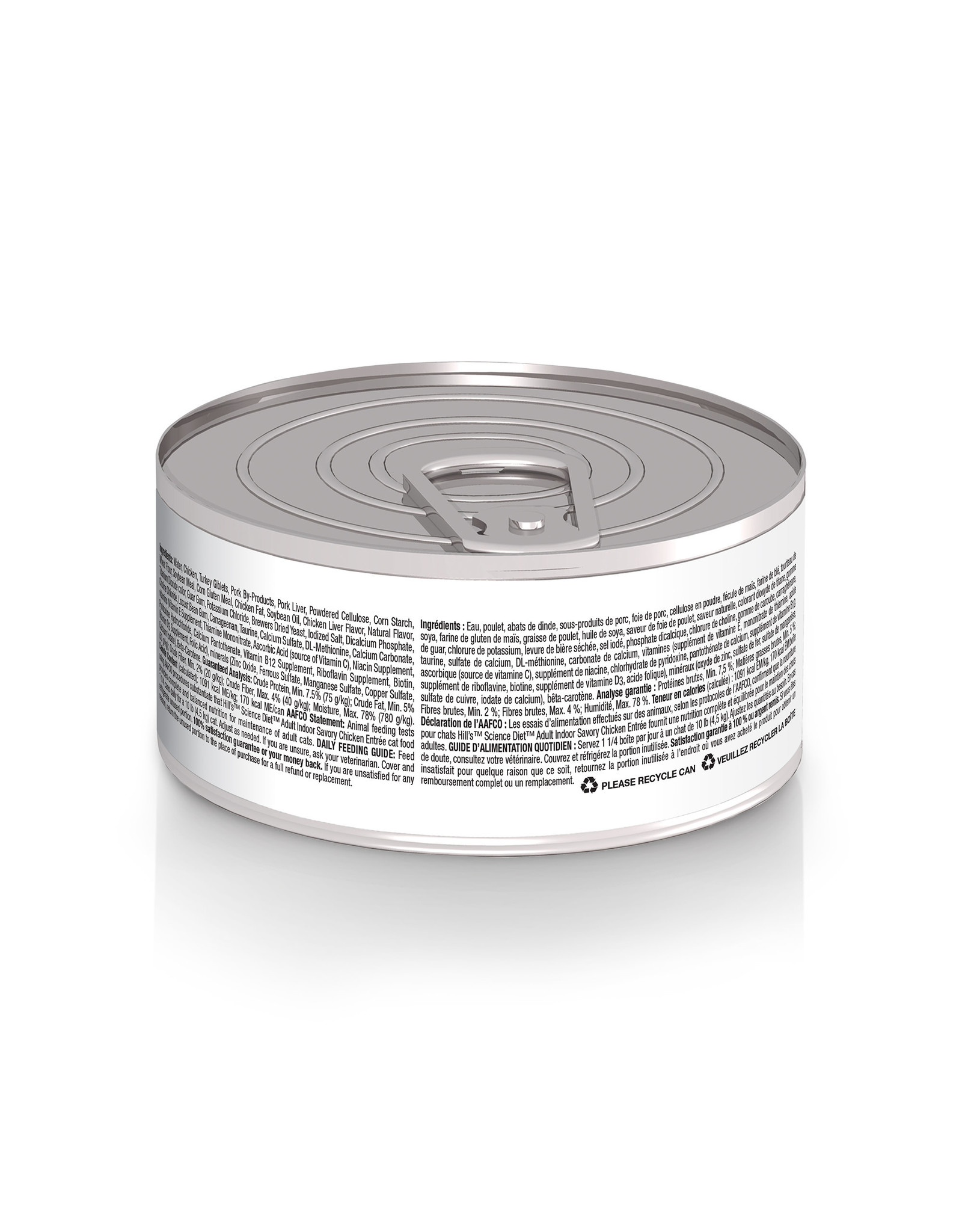 Hill's Science Diet Hill's Science Diet Adult Indoor Canned Cat Food, Savory Chicken Entrée, 5.5 oz,  wet cat food