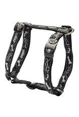 ROGZ JB Harness Small Black Bone ROGZ JB Harness Small Black Bone