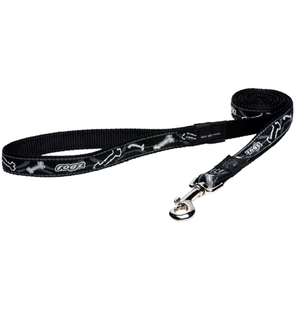 ROGZ Rogz Lead 6ft Black Bone