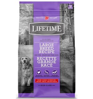 Lifetime LIfetime  Chicken & Oatmeal Recipe All Life Stages Large Breed Dog Food 25 lb
