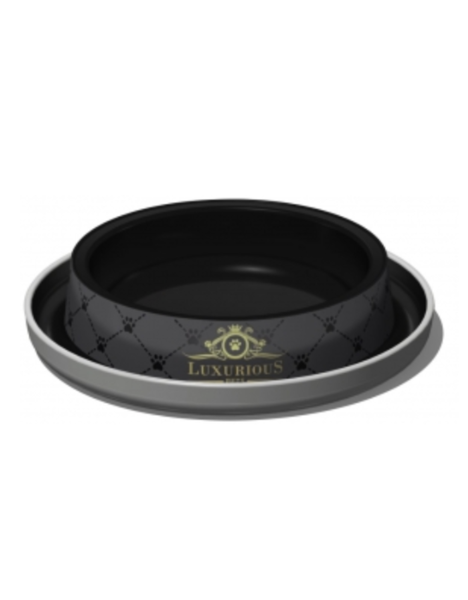 Moderna Moderna Trendy Dinner Luxurious Pets Bowl Black 735 ml
