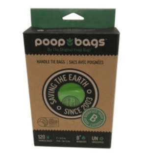 Poop Bags Handle Tie Bags Unscented