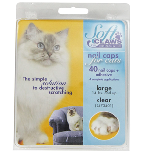 Soft Claws Soft Claws Cat Nail Caps Take-Home Kit, Large