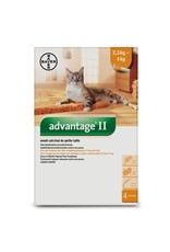 Bayer Advantage II Flea Treatment for Small Cats weighing between 2.3 kg to 4 kg