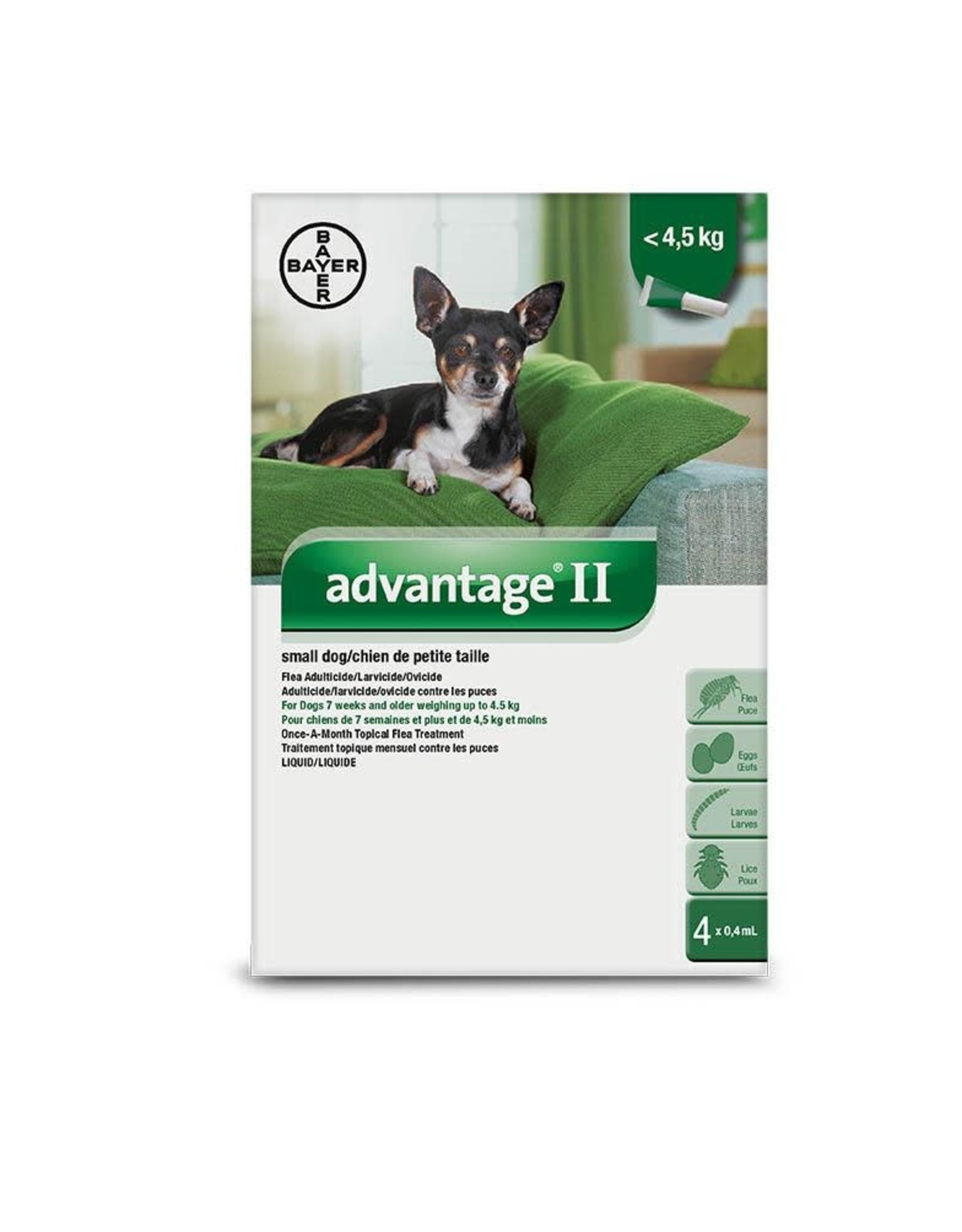 Advantage ii for top small dogs side effects